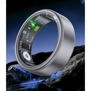 J-RING Smart Ring Women Men Size 10 Fitness Tracker SpO2 Titanium Waterproof NEW